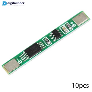 Digifounder บอร์ดป้องกันแบตเตอรี่ลิเธียมไอออน BMS pcm 1S 3.7V 3A 18650 A7K6 10 ชิ้น