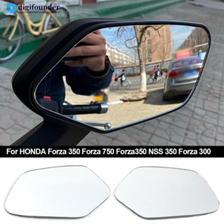 Digifounder กระจกมองหลัง แบบนูน อุปกรณ์เสริม สําหรับรถจักรยานยนต์ HONDA Forza 350 Forza 750 NSS 350 Forza 300 D1V2 1 คู่
