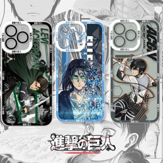 เคสโทรศัพท์มือถือ TPU ใส ลายการ์ตูนอนิเมะ Attack On Titan น่ารัก กันกระแทก สําหรับ OPPO A5S A12 A12S A15 A15S A35 A16 A16S A54S A16K A5 A9 A31 2020 A54