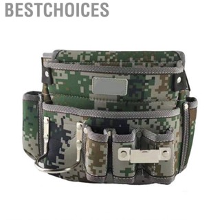 Bestchoices Waist Tool Bag Hard Wearing Oxford Cloth Multifunctional Pockets with Belt for  Work