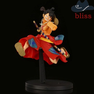 Bliss โมเดลตุ๊กตาฟิกเกอร์ Luffy ขนาดเล็ก 20.5 ซม. สําหรับเก็บสะสม
