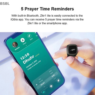 Bsbl แหวนนับจํานวนอัจฉริยะ สําหรับชาวมุสลิม Zikr Digital Tasbeeh 5 Prayer Time BL