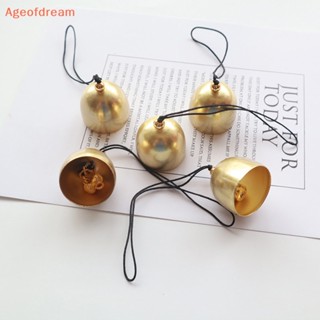 [Ageofdream] กระดิ่งลม ทองเหลือง โลหะ ขนาดเล็ก Diy สําหรับตกแต่งคริสต์มาส