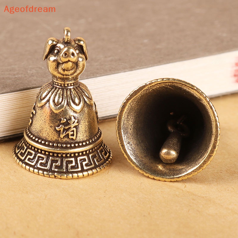 ageofdream-พวงกุญแจทองเหลือง-จี้รูปสัตว์-12-ราศี-สไตล์จีนวินเทจ-สําหรับแขวนตกแต่งรถยนต์