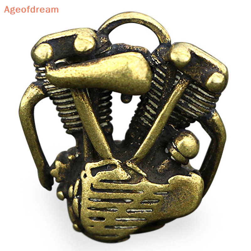 ageofdream-พวงกุญแจ-จี้ทองเหลือง-สไตล์เรโทร-สร้างสรรค์-เครื่องประดับ-สําหรับรถยนต์-รถจักรยานยนต์
