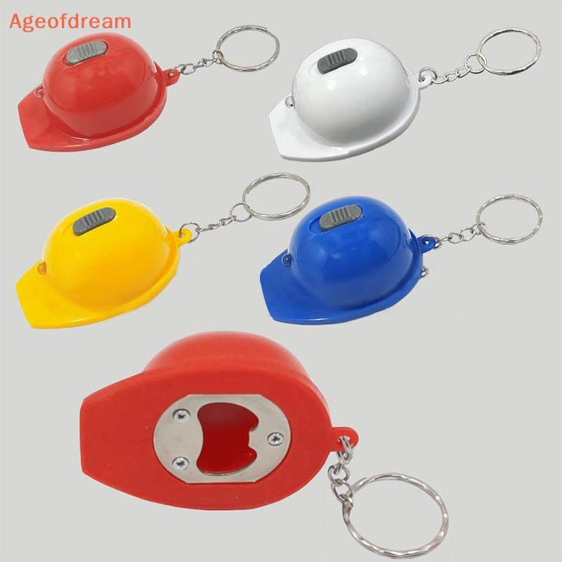 ageofdream-พวงกุญแจ-จี้รูปหมวกกันน็อค-led-ขนาดเล็ก-แบบพกพา-สําหรับเปิดขวดเบียร์-1-ชิ้น