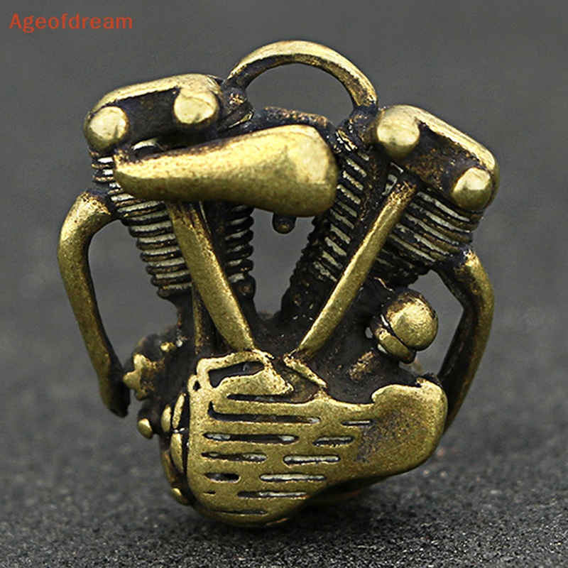 ageofdream-พวงกุญแจ-จี้ทองเหลือง-สไตล์เรโทร-สร้างสรรค์-เครื่องประดับ-สําหรับรถยนต์-รถจักรยานยนต์