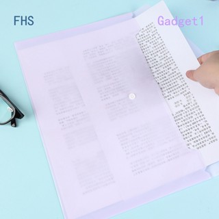 Fhs แฟ้มโฟลเดอร์ Pvc ขนาด A4 กันน้ํา มีซิป สําหรับใส่เครื่องเขียน