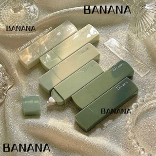 Banana1 เทปลบคําผิด แบบกด ไล่โทนสี ทนทาน สีขาว แบบเปลี่ยน สําหรับโรงเรียน สํานักงาน 6 ชิ้น ต่อชุด
