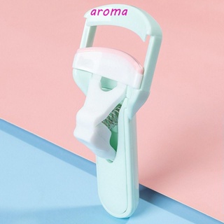 Aroma แหนบดัดขนตา แบบพลาสติก มุมกว้าง ติดทนนาน อุปกรณ์เสริม สําหรับแต่งหน้า