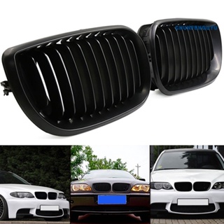 [CFGY] กระจังหน้ารถยนต์ สําหรับ 02-05 BMW E46 318i 320i 325i 328i 330i 2 ชิ้น