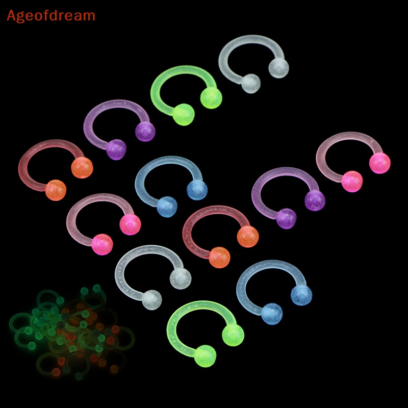 ageofdream-ชุดเครื่องประดับ-ต่างหูอะคริลิคเรืองแสง-สําหรับร่างกาย