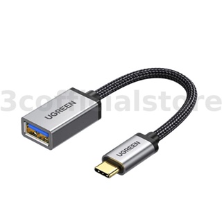Ugreen US203 อะแดปเตอร์สายเคเบิล Type-C เป็น USB3.0 OTG 5Gbps ส่งสัญญาณเร็ว สําหรับโทรศัพท์มือถือ แท็บเล็ต แล็ปท็อป ดิสก์ U