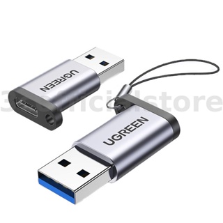 Ugreen อะแดปเตอร์ USB-C USB 3.0 2.0 ตัวผู้ เป็น USB 3.1 Type C ตัวเมีย สําหรับแล็ปท็อป โทรศัพท์ หูฟัง
