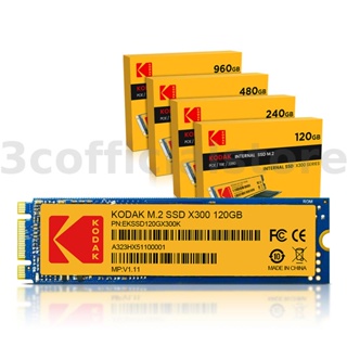Kodak ฮาร์ดดิสก์ไดรฟ์ X300 M.2 SATA SSD 120GB 240GB 480GB 960GB สําหรับเดสก์ท็อป แล็ปท็อป