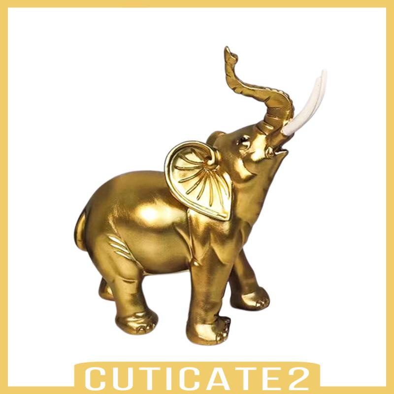 cuticate2-ฟิกเกอร์เรซิ่น-รูปช้าง-สําหรับตกแต่งบ้าน-ออฟฟิศ-ห้องนั่งเล่น