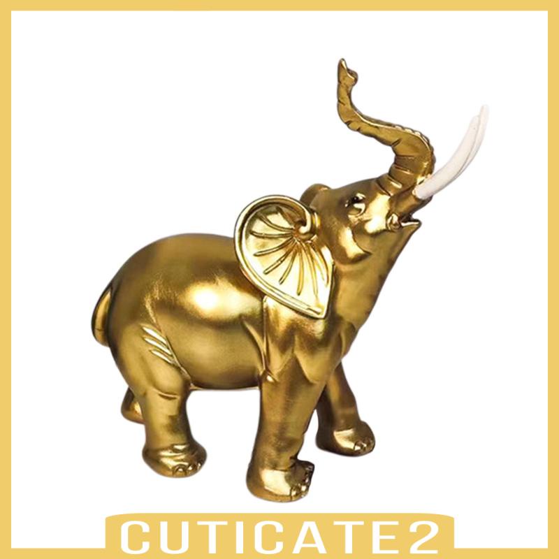 cuticate2-ฟิกเกอร์เรซิ่น-รูปช้าง-สําหรับตกแต่งบ้าน-ออฟฟิศ-ห้องนั่งเล่น