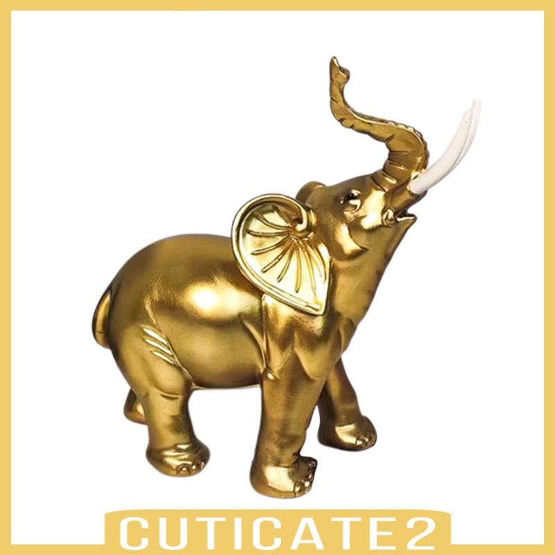 cuticate2-ฟิกเกอร์เรซิ่น-รูปช้าง-สําหรับตกแต่งบ้าน-ออฟฟิศ-ห้องนั่งเล่น