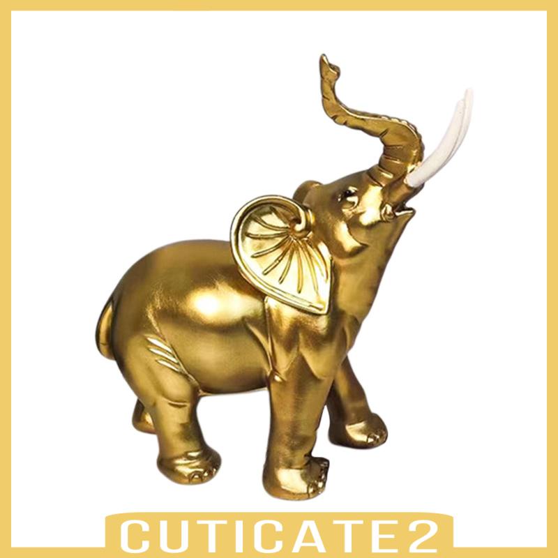 cuticate2-ฟิกเกอร์เรซิ่น-รูปช้าง-สําหรับตกแต่งบ้าน-ออฟฟิศ-ห้องนั่งเล่น