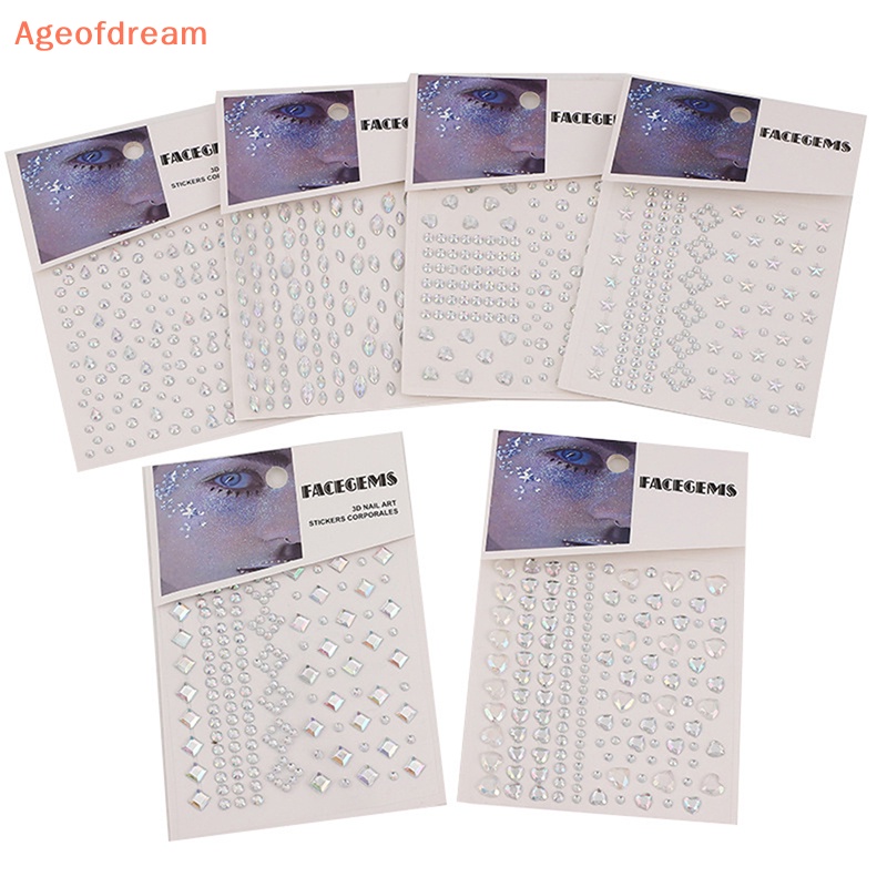 ageofdream-สติกเกอร์เพชรคริสตัล-พลอยเทียม-มีกาวในตัว-สําหรับตกแต่งอายแชโดว์-ใบหน้า-ร่างกาย-diy-1-ชุด