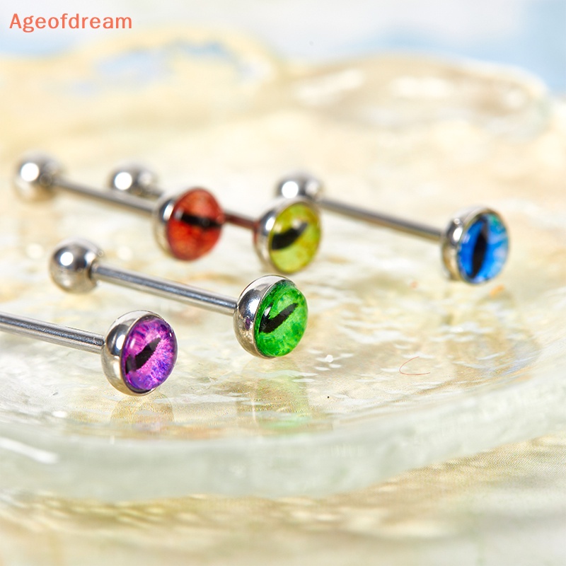 ageofdream-แหวนลิ้น-สเตนเลส-สไตล์พังก์-เซ็กซี่-สีสันสดใส-เครื่องประดับ-สําหรับผู้หญิง-ของขวัญใหม่