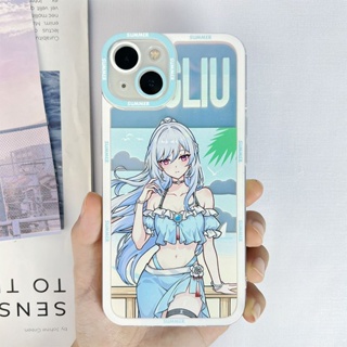 Honkai: Star Rail Summer Case  Kafka Jingliu Blade Yanqing Laser Case for iPhone 14 13 12 11 pro promax x xs xsmax xr 7 8 plus