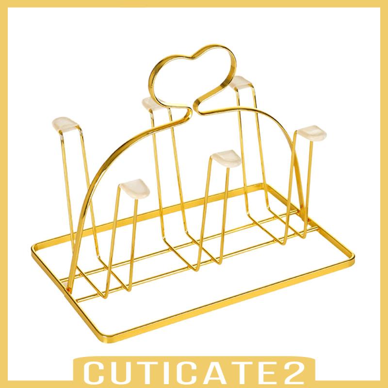 cuticate2-ชั้นวางแก้วน้ํา-แบบโลหะ-ระบายน้ํา-สําหรับห้องครัวเรือน
