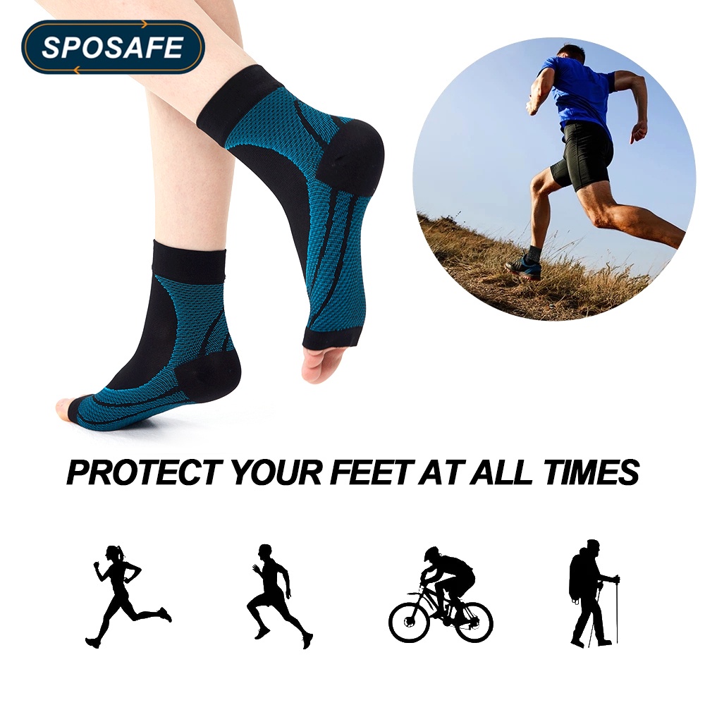 sposafe-ถุงเท้าสนับข้อเท้า-บรรเทาอาการปวดข้อเท้า-สําหรับผู้ชาย-และผู้หญิง-เหมาะกับการเล่นบาสเก็ตบอล-วอลเลย์บอล-ฟุตบอล-เอ็นอักเสบ-1-คู่