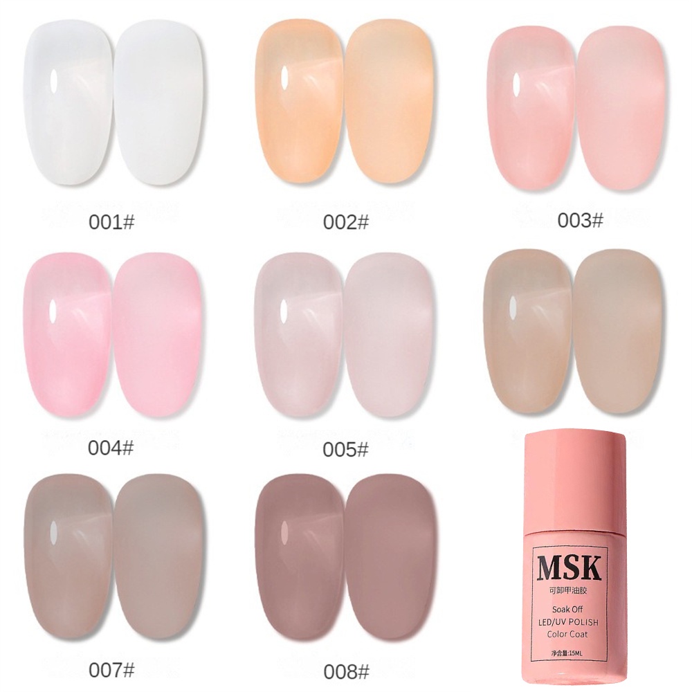 mskสีเจล-ใหม่ยอดนิยมน้ําแข็งเจาะเล็บยาทาเล็บศิลปะเปลือยสีส่องไฟเล็บศิลปะยาทาเล็บ-doom