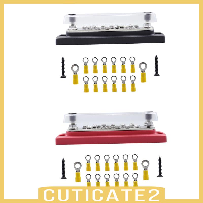 cuticate2-บล็อกเทอร์มินัล-ทองแดง-แถวคู่-แบบเปลี่ยน-สําหรับรถพ่วง-รถบ้าน