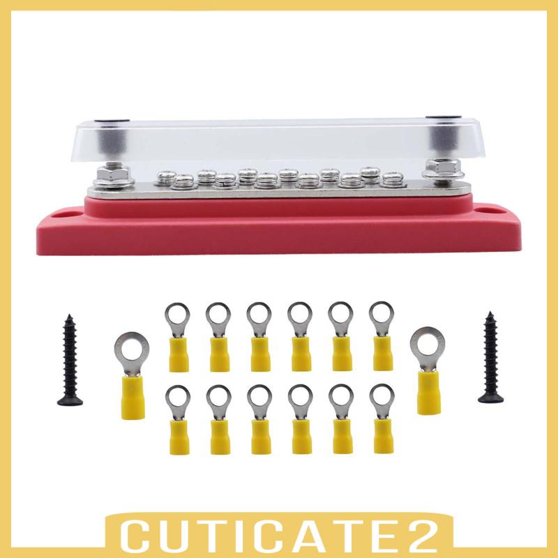 cuticate2-บล็อกเทอร์มินัล-ทองแดง-แถวคู่-แบบเปลี่ยน-สําหรับรถพ่วง-รถบ้าน