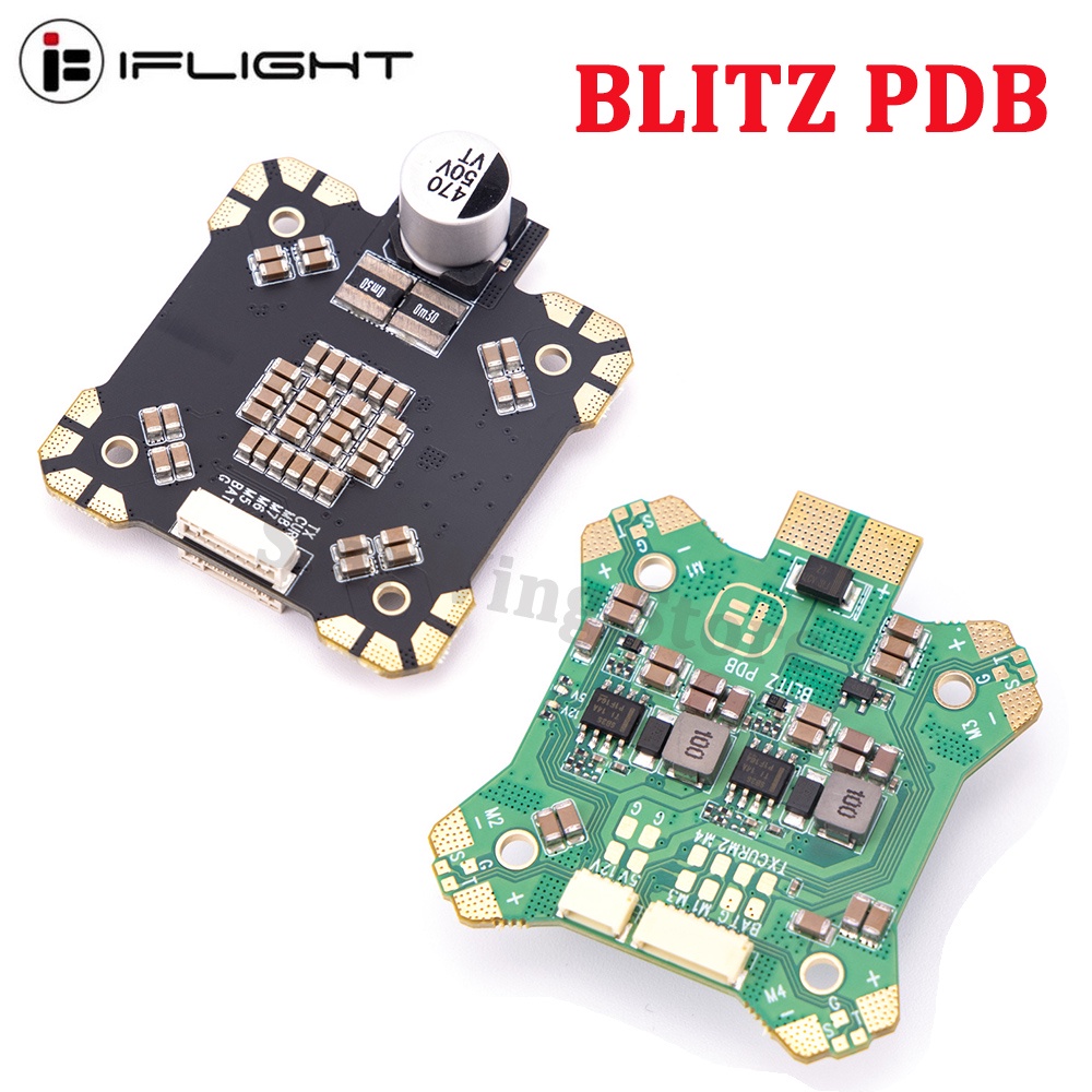 iflight-blitz-pdb-pro-330a-บอร์ดจ่ายไฟ-ขนาดเล็ก-พร้อมเอาท์พุต-dual-bec-5v-3a-12v-2a-รองรับกระแสไฟ-88a-55a