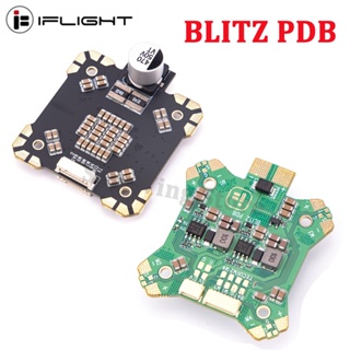 Iflight BLITZ PDB Pro 330A บอร์ดจ่ายไฟ ขนาดเล็ก พร้อมเอาท์พุต Dual BEC 5V 3A 12V 2A รองรับกระแสไฟ 88A 55A