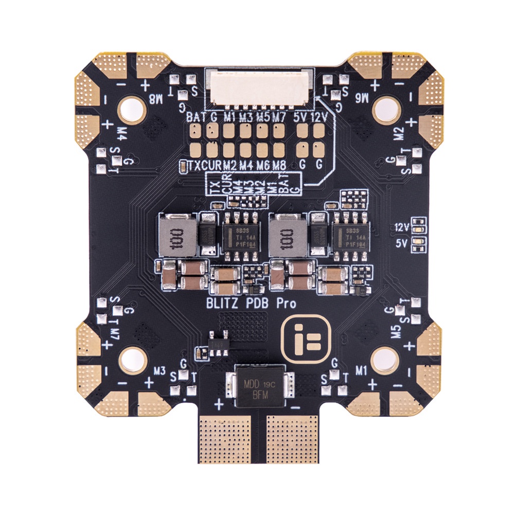 iflight-blitz-pdb-pro-330a-บอร์ดจ่ายไฟ-ขนาดเล็ก-พร้อมเอาท์พุต-dual-bec-5v-3a-12v-2a-รองรับกระแสไฟ-88a-55a