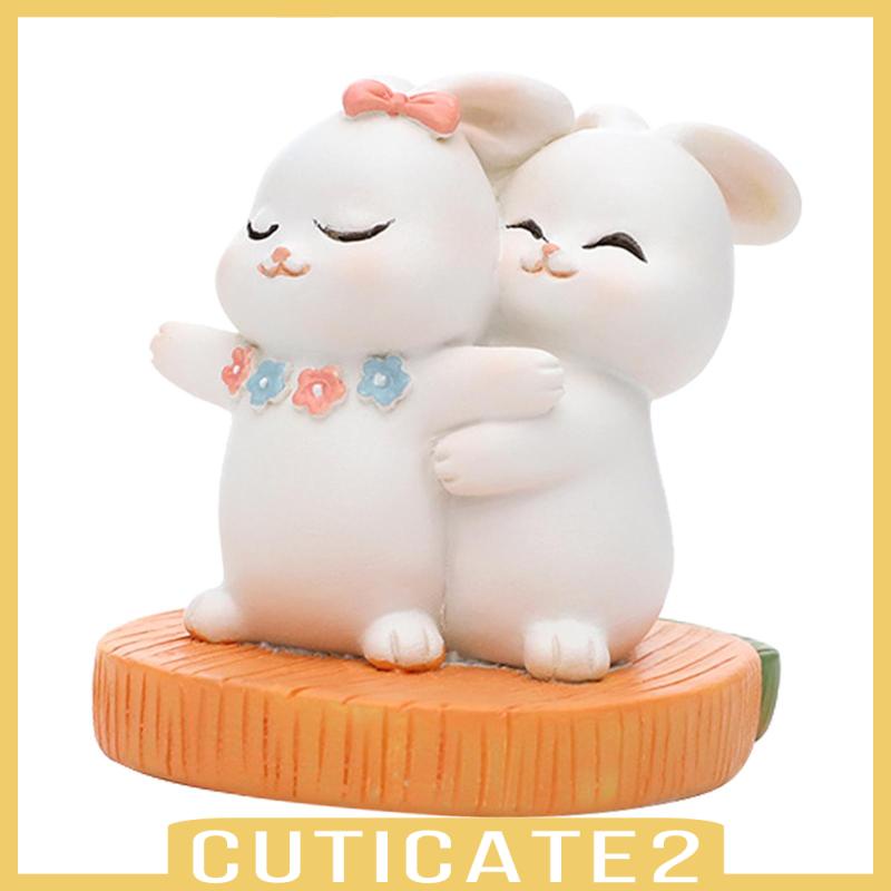 cuticate2-ฟิกเกอร์กระต่ายคู่รัก-ของขวัญแต่งงาน-สําหรับตกแต่งบ้าน