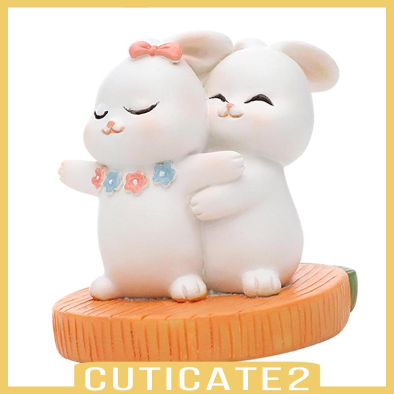 cuticate2-ฟิกเกอร์กระต่ายคู่รัก-ของขวัญแต่งงาน-สําหรับตกแต่งบ้าน