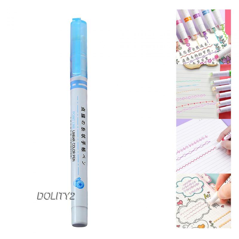 dolity2-ปากกามาร์กเกอร์-ไฮไลท์-diy-สําหรับวาดภาพ-ทําการ์ด-โรงเรียน-พร้อมส่ง