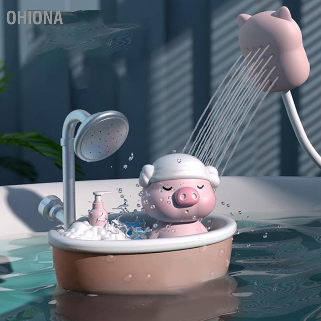ohiona-piggy-bath-ของเล่นพลาสติกอ่อนโยนรดน้ำน่ารักยืดหยุ่น-sprinkler-baby-ของเล่นสำหรับเด็กวัยหัดเดิน-boy-girl
