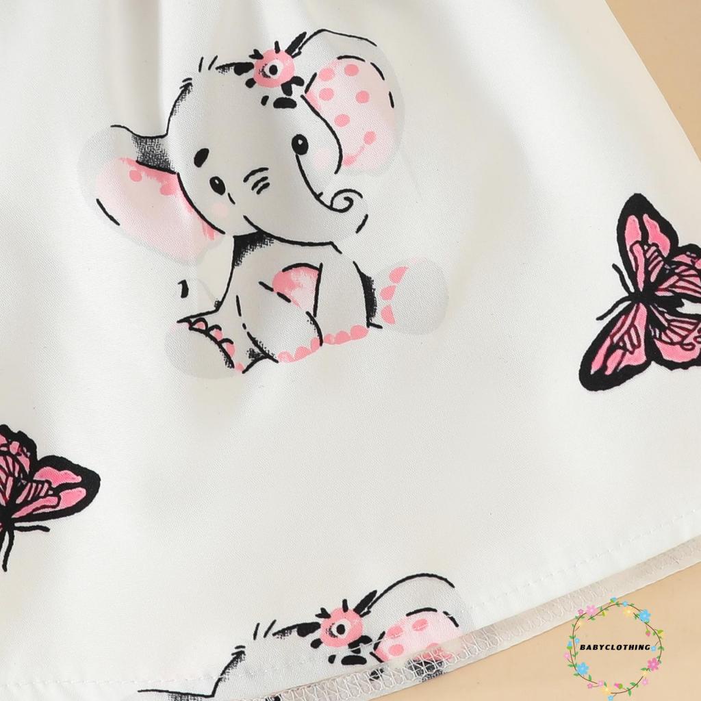 babyclothes-ชุดรอมเปอร์-แขนยาว-พิมพ์ลายช้าง-ผีเสื้อ-และกระโปรงที่คาดผม-สําหรับเด็กทารกผู้หญิง