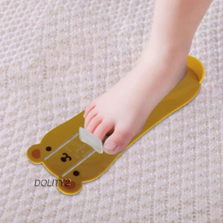 [Dolity2] ไม้บรรทัดวัดเท้าเด็ก ลายการ์ตูนหมี แม่นยํา ใช้ซ้ําได้ อุปกรณ์เสริม สําหรับเด็กวัยหัดเดิน