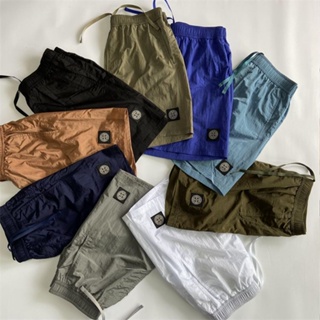 ZE2P Stone Island summer casual Metal Mens nylon shorts