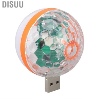 Disuu Rgb Stage Light USB Mini Colorful Ball 2 Lighting Modes DC 5V Voice