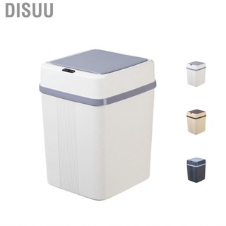 Disuu Trash Can 12L Smart  Stable Dealing Cover Simple Style Automatic Touchless Garbage Bin for Home