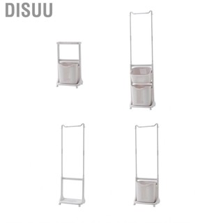 Disuu Rack Simple Mobile Vertical Large  Iron  PP ABS Closet Storage Shelf for Bedroom Bathroom