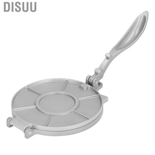 Disuu Tortilla Press 7.7in Rust Proof Aluminum Alloy Maker Silver Heavy Duty