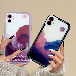 เคสโทรศัพท์มือถือแบบนิ่ม ใส ลายก้อนเมฆ สร้างสรรค์ สําหรับ iPhone 15 14 13 11 12 Pro Max 8 7 6 6s Plus XR XS Max SE 2020