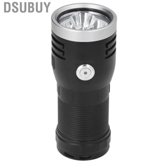 Dsubuy P50 Flashlight 3LED Long Range 10000LM Stepless Dimming USB Water