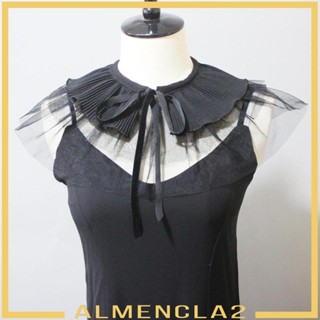 [Almencla2] เครื่องแต่งกายคอสเพลย์ โช้กเกอร์ คอปกปลอม ถอดออกได้ สําหรับผู้หญิง