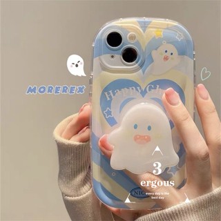 เคสโทรศัพท์มือถือแบบนิ่ม TPU ลายการ์ตูนผีน้อยน่ารัก สําหรับ OPPO A93 A15 A15s A16 A16K A94 A9 A5 A31 A57 A76 A74 A95 A53 A33 A32 Reno 5F 4F A5s