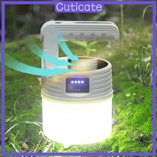 [CUTICATE] โคมไฟปิกนิก LED แบบพกพา สําหรับตั้งแคมป์ สนามหญ้า กลางแจ้ง